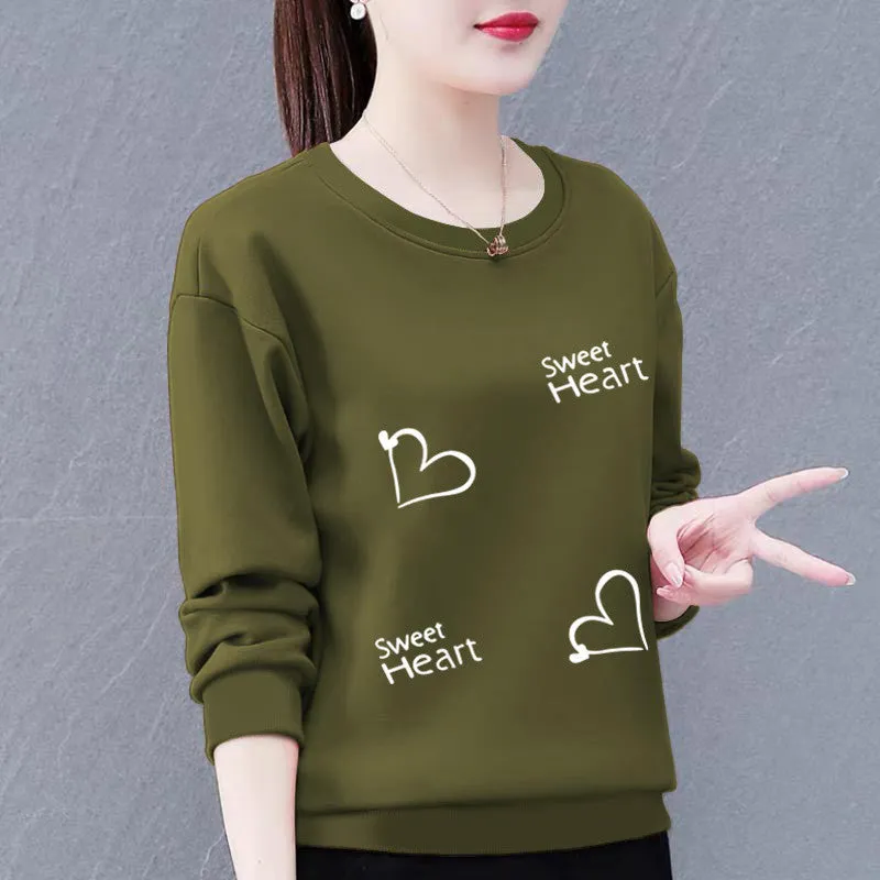 METAVERSMALL Sweater women's new trendy Korean version spring and autumn thin loose and thin versatile round neck long-sleeved top jacket women