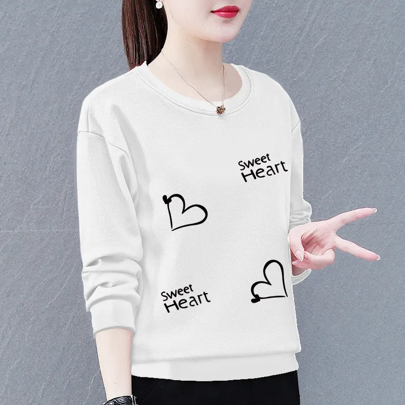 METAVERSMALL Sweater women's new trendy Korean version spring and autumn thin loose and thin versatile round neck long-sleeved top jacket women