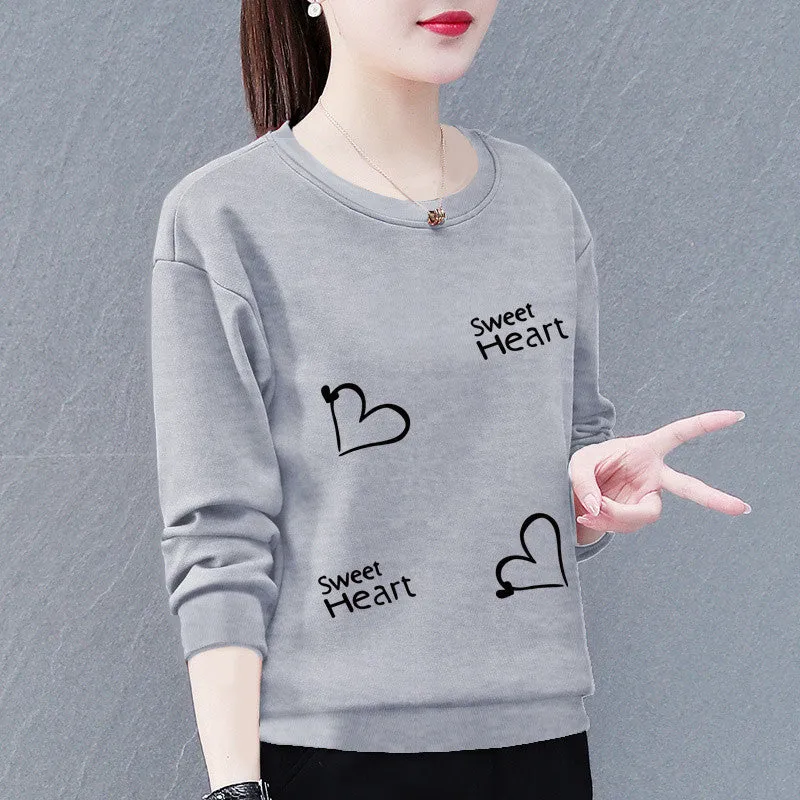 METAVERSMALL Sweater women's new trendy Korean version spring and autumn thin loose and thin versatile round neck long-sleeved top jacket women