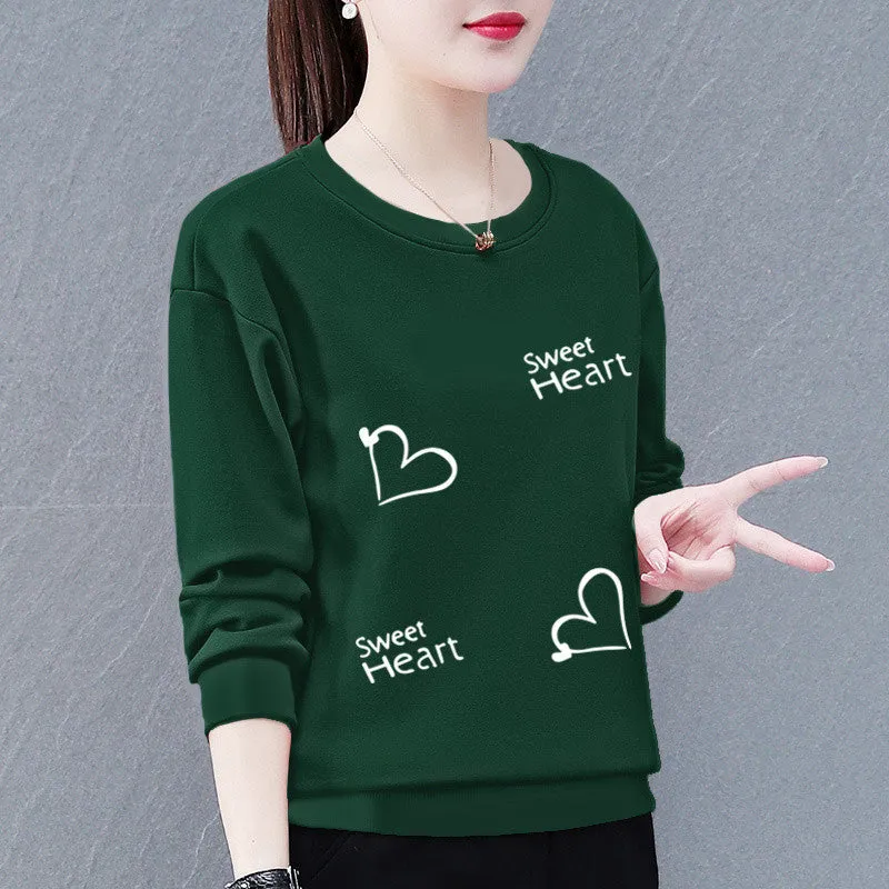METAVERSMALL Sweater women's new trendy Korean version spring and autumn thin loose and thin versatile round neck long-sleeved top jacket women