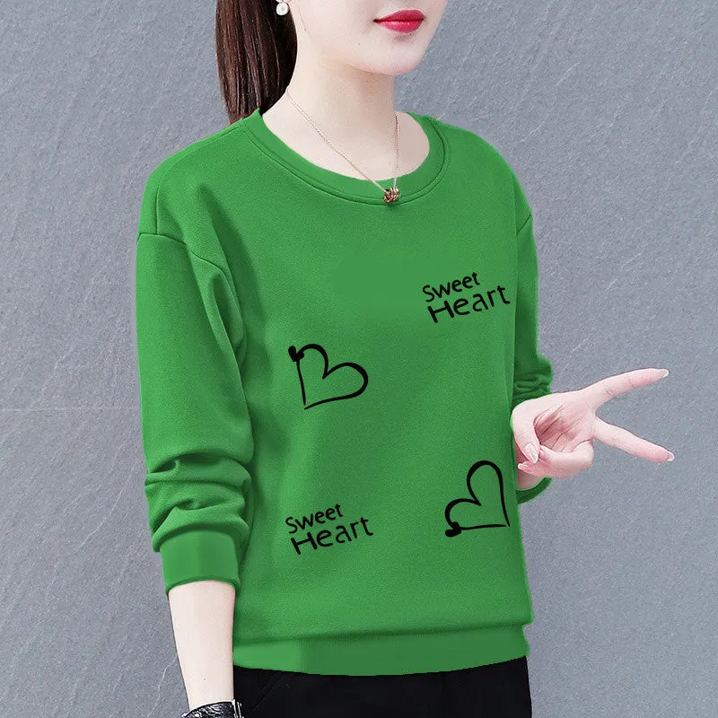 METAVERSMALL Sweater women's new trendy Korean version spring and autumn thin loose and thin versatile round neck long-sleeved top jacket women