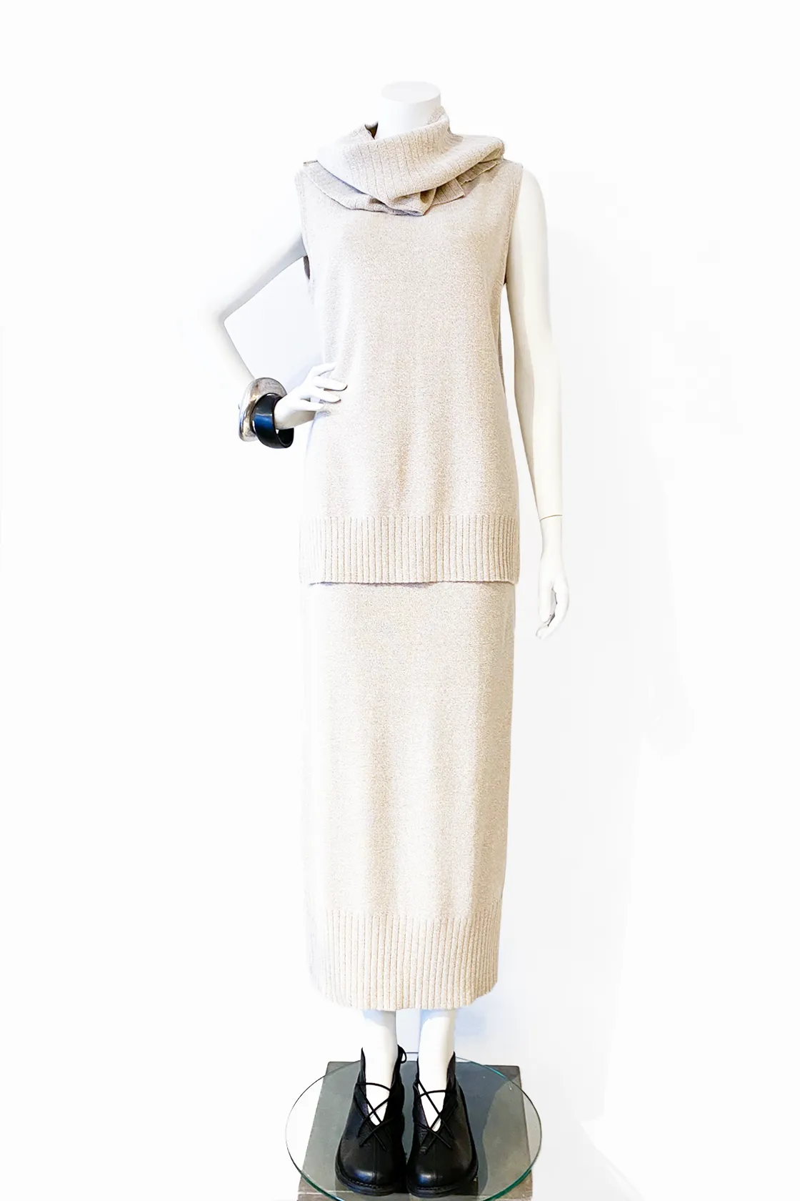 Mi-Nu Tank w/ Cowl in Natural Mi-Nu