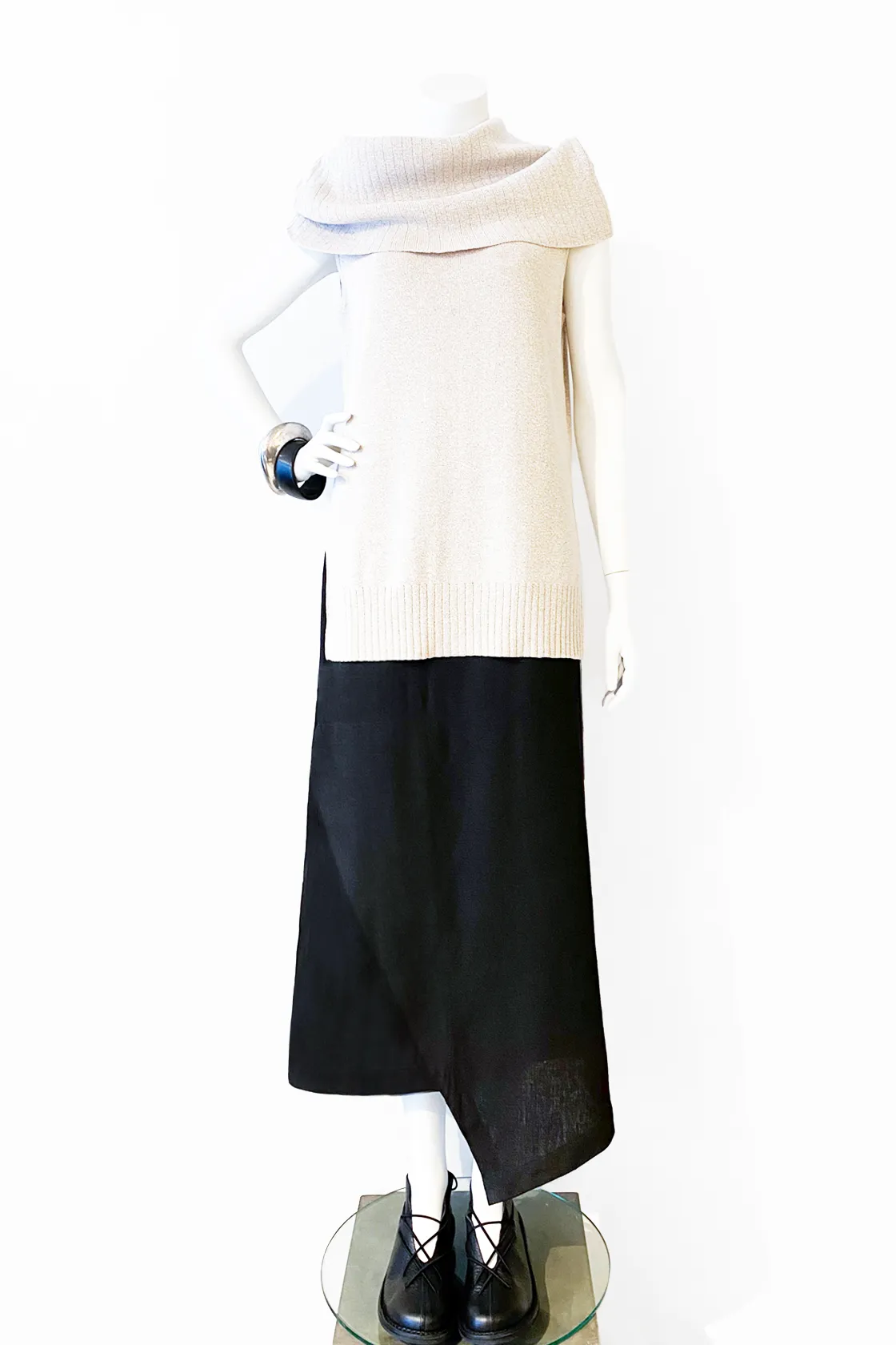 Mi-Nu Tank w/ Cowl in Natural Mi-Nu