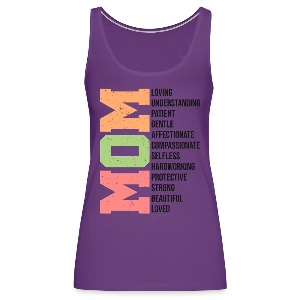 Mom Women's Premium Tank Top (Heartfelt Tribute)