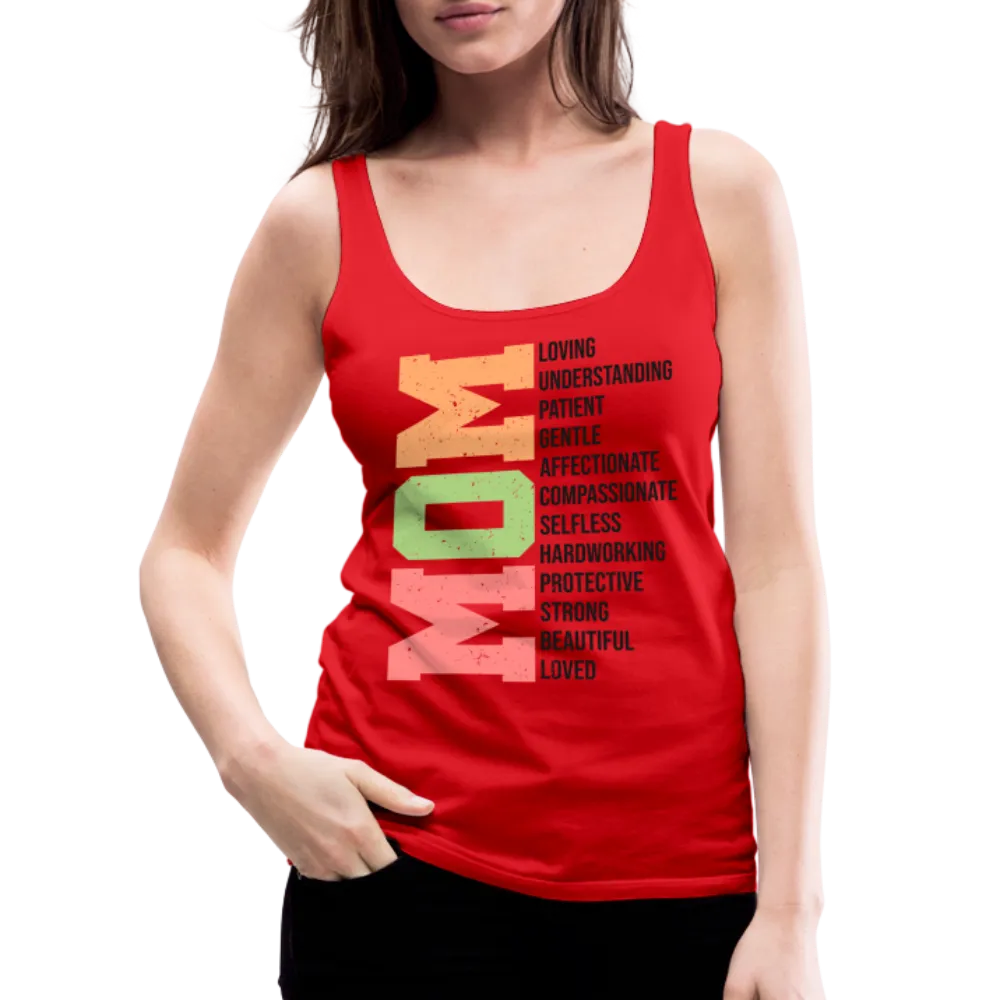 Mom Women's Premium Tank Top (Heartfelt Tribute)