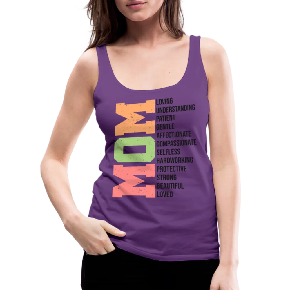 Mom Women's Premium Tank Top (Heartfelt Tribute)