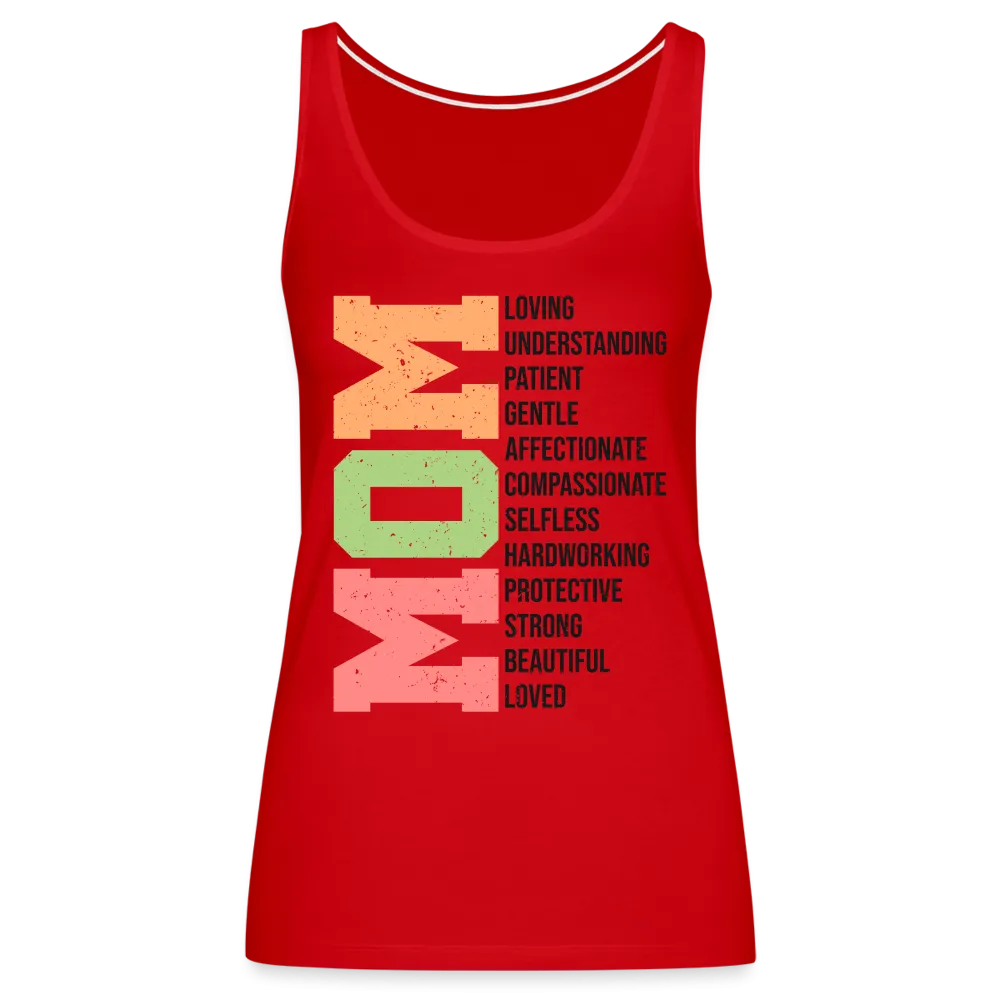 Mom Women's Premium Tank Top (Heartfelt Tribute)