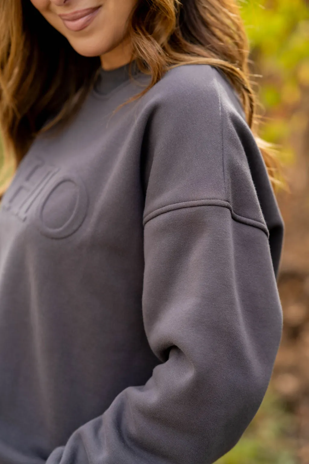 Ohio Embossed Crewneck