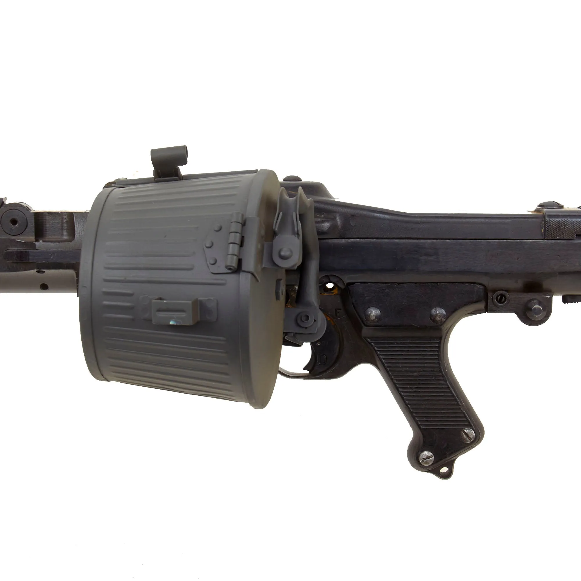 Original German WWII Panzerlauf Tanker MG 34 Display Machine Gun by Waffenwerke Brünn with Belt Carrier - dated 1945