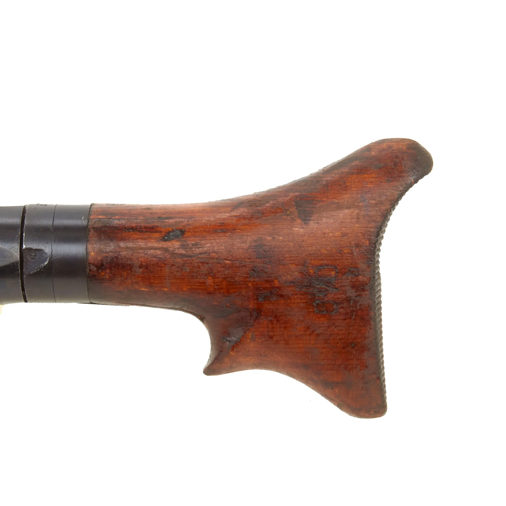 Original German WWII Panzerlauf Tanker MG 34 Display Machine Gun by Waffenwerke Brünn with Belt Carrier - dated 1945
