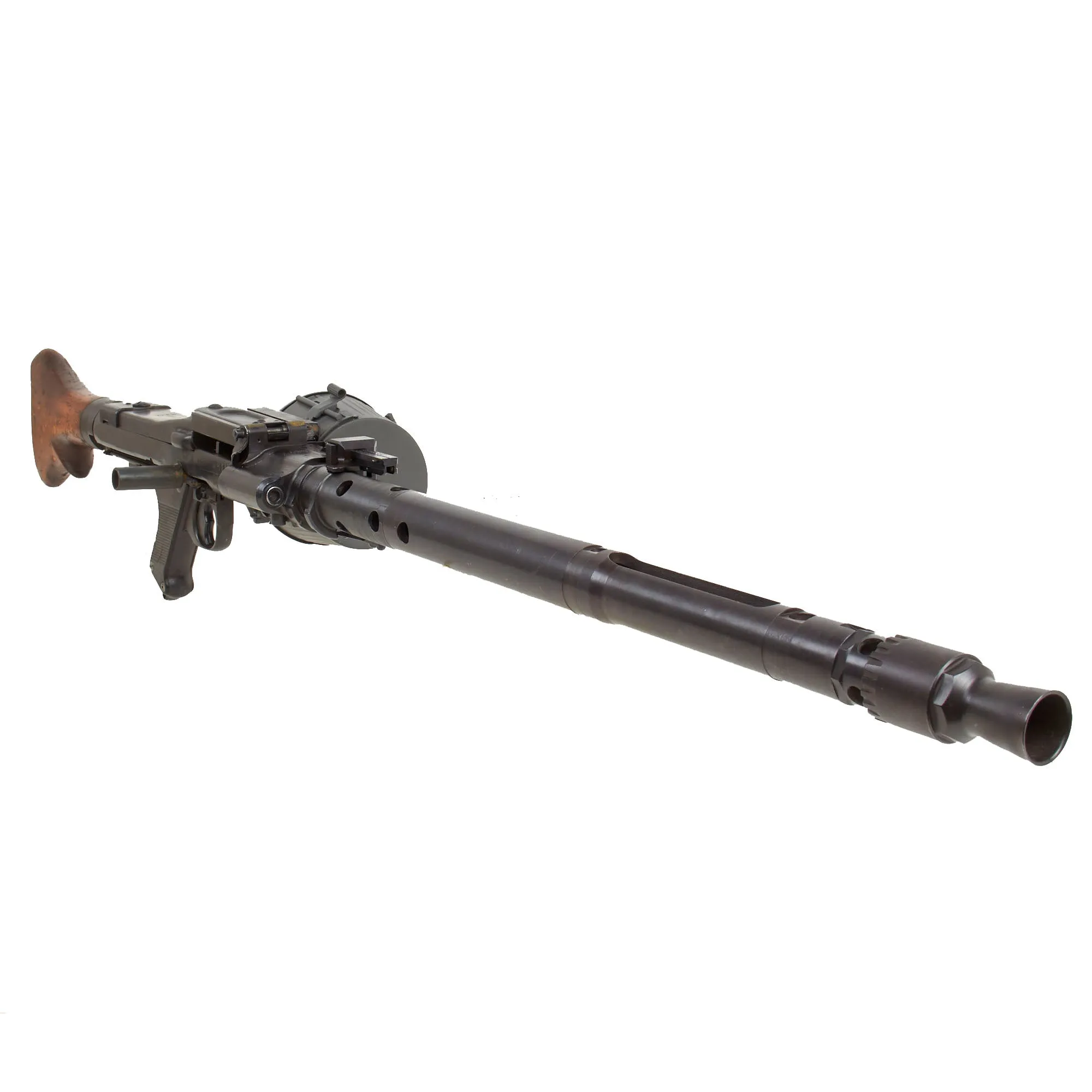 Original German WWII Panzerlauf Tanker MG 34 Display Machine Gun by Waffenwerke Brünn with Belt Carrier - dated 1945