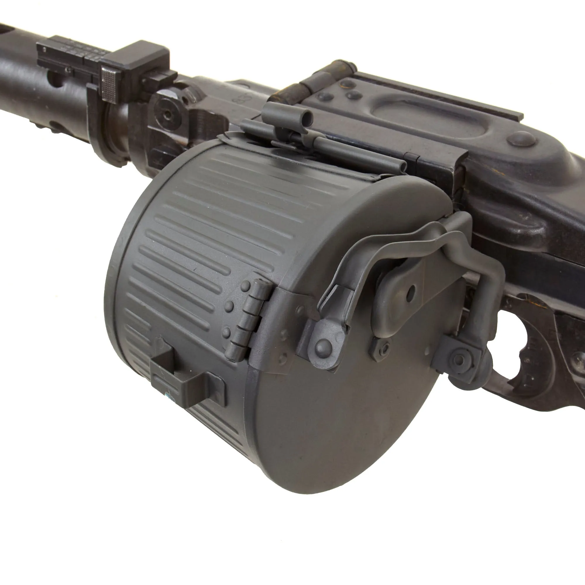 Original German WWII Panzerlauf Tanker MG 34 Display Machine Gun by Waffenwerke Brünn with Belt Carrier - dated 1945