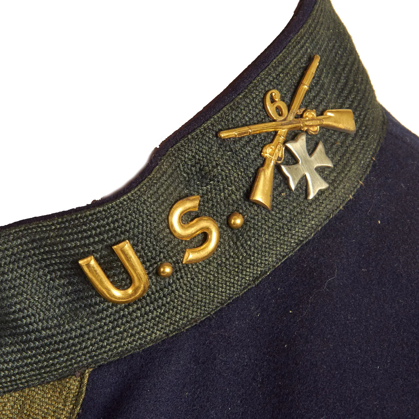 Original U.S. Spanish-American War US Army M-1895 6th Infantry Medical Corps Major’s Tunic