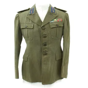 Original WWII Italian Army Infantry Warrant Officer Uniform Jacket