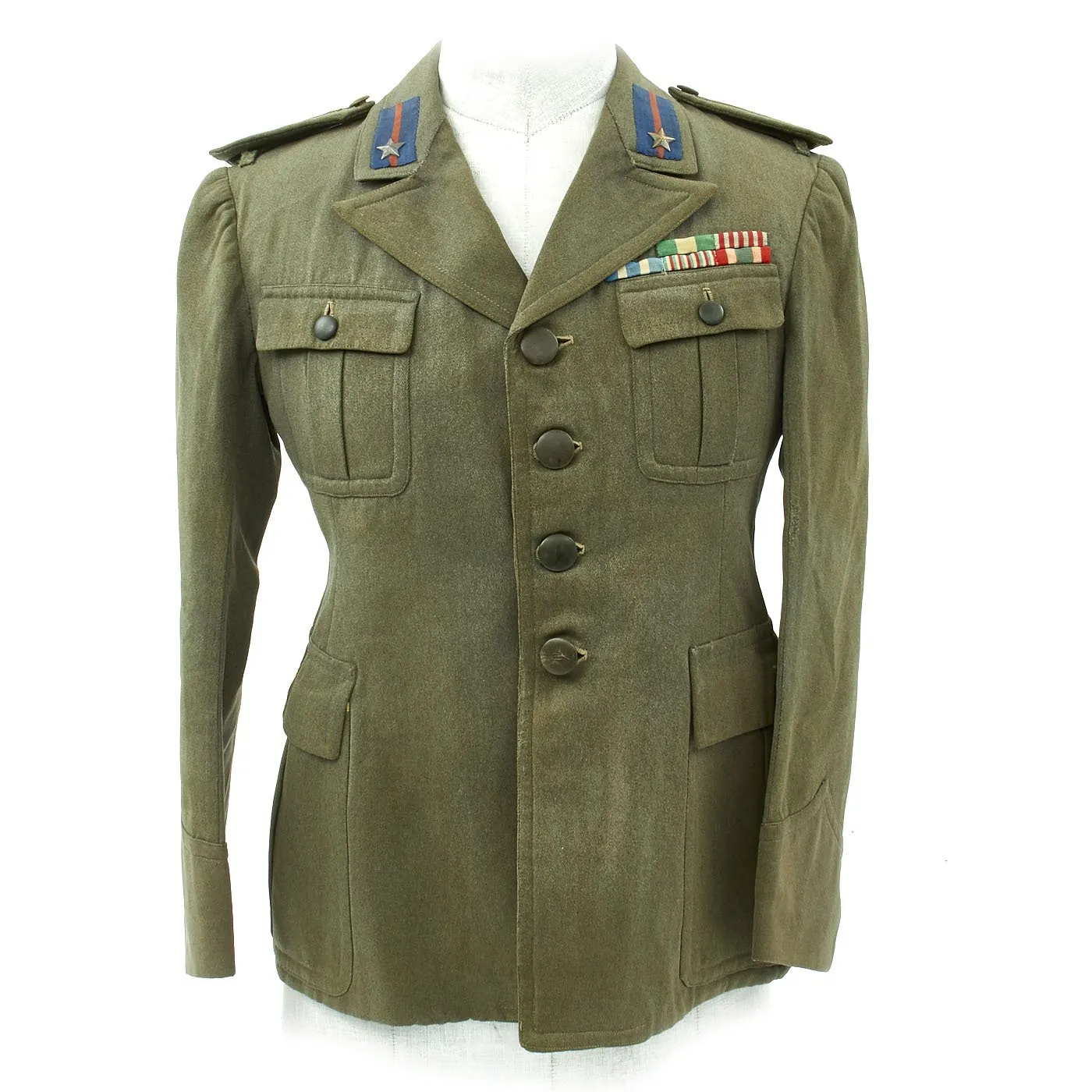 Original WWII Italian Army Infantry Warrant Officer Uniform Jacket