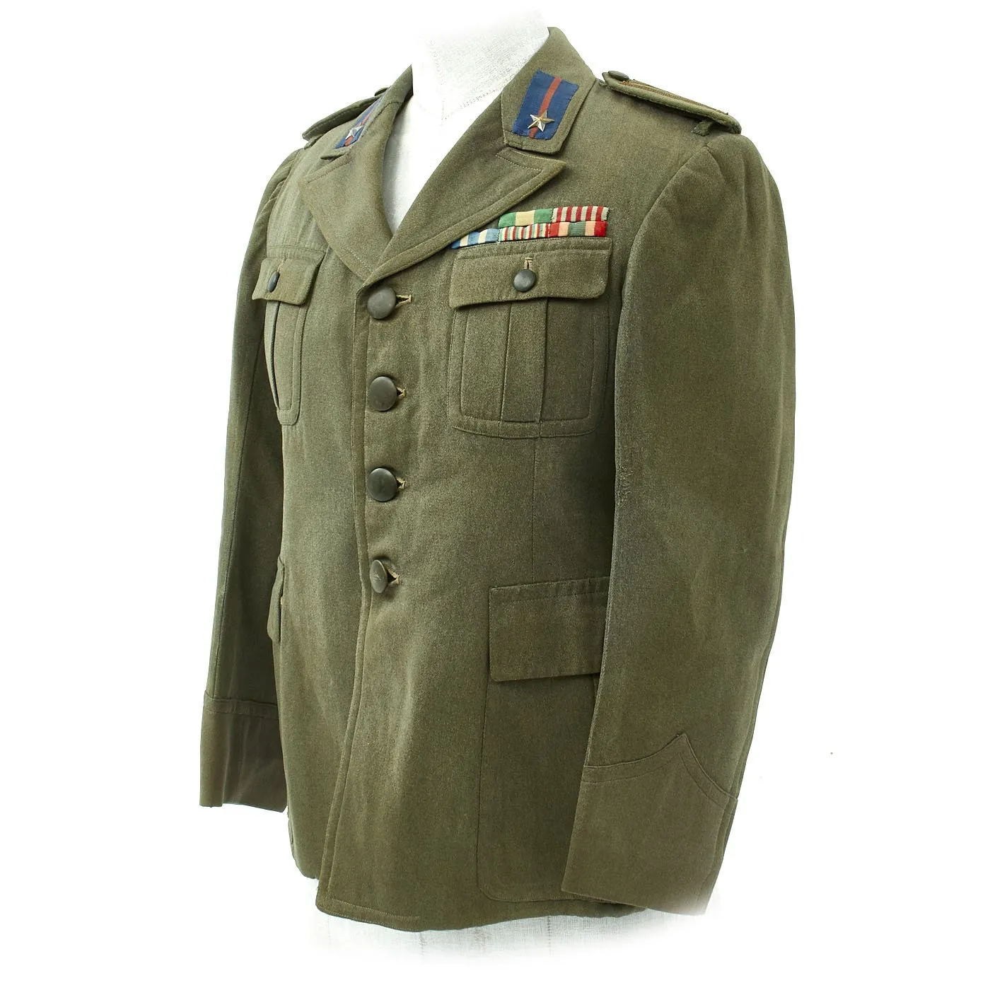 Original WWII Italian Army Infantry Warrant Officer Uniform Jacket