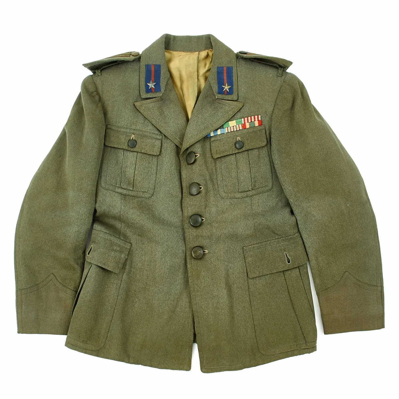 Original WWII Italian Army Infantry Warrant Officer Uniform Jacket