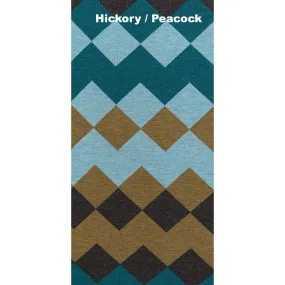Otto & Spike Harlequin Scarf - Hickory/Peacock