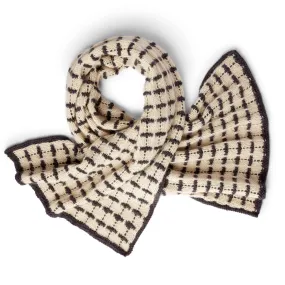 Patons Windowpane Knit Blanket Scarf