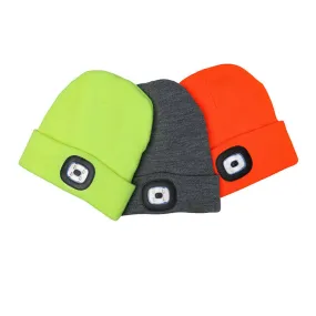 PIP Winter Beanie Cap with LED Light 360-LED