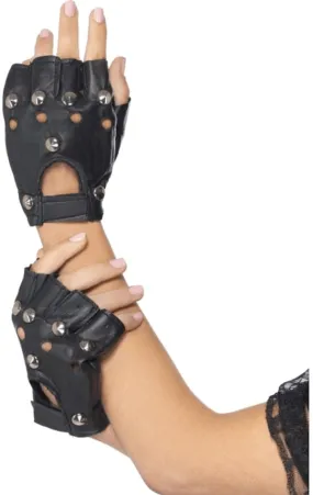 Punk Fingerless Gloves
