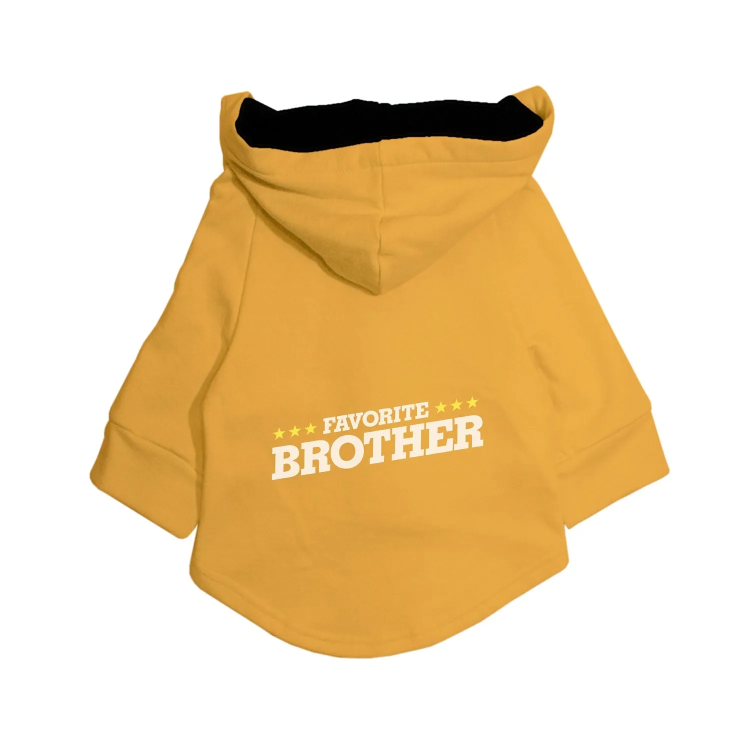 "Favourite Brother" Printed Dog Hoodie Jacket