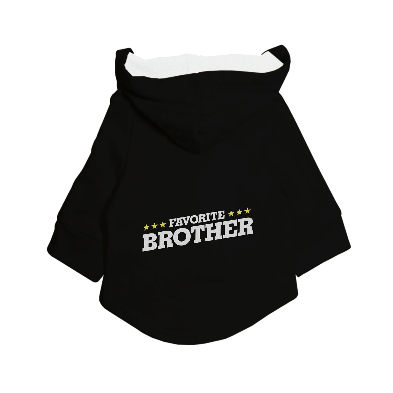 "Favourite Brother" Printed Dog Hoodie Jacket