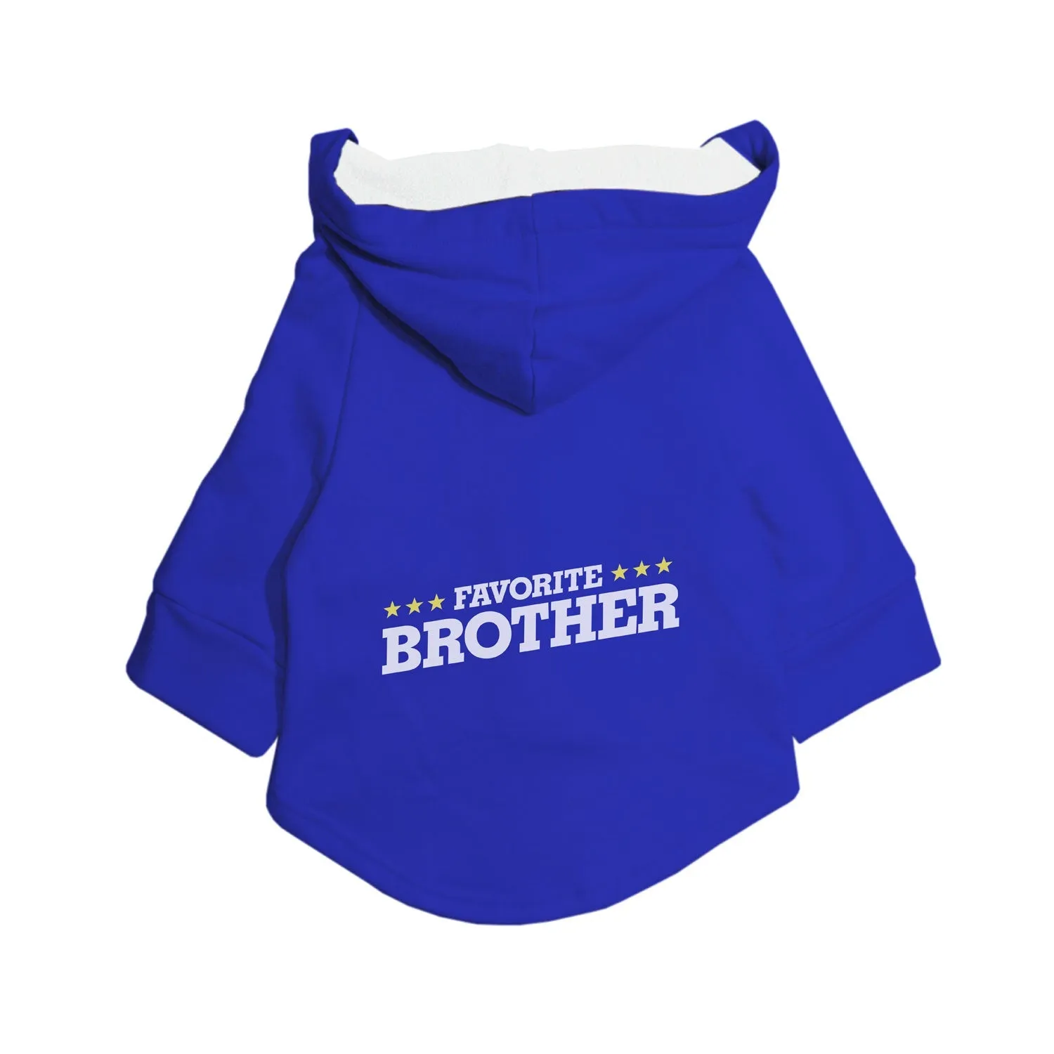 "Favourite Brother" Printed Dog Hoodie Jacket