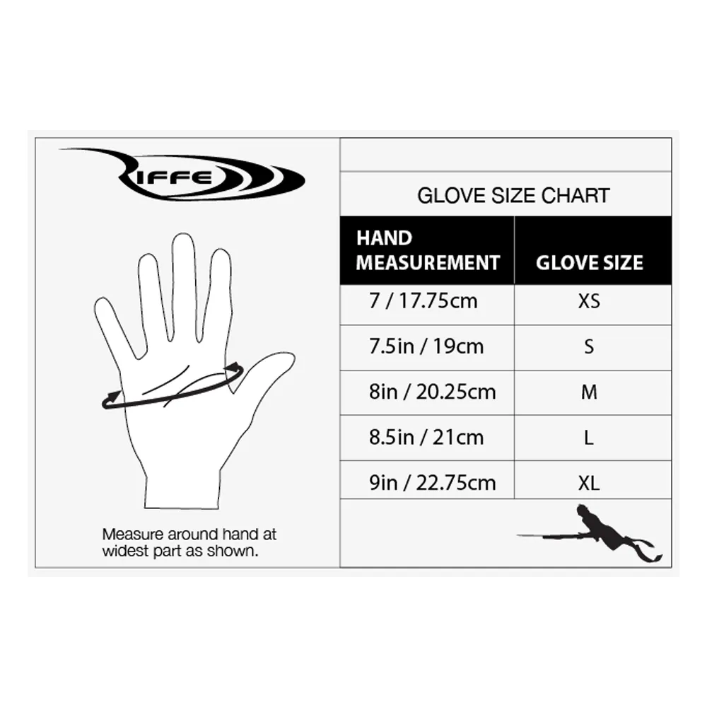 Riffe PELAGI-TEK BLACK AMARA / CAMO GLOVES