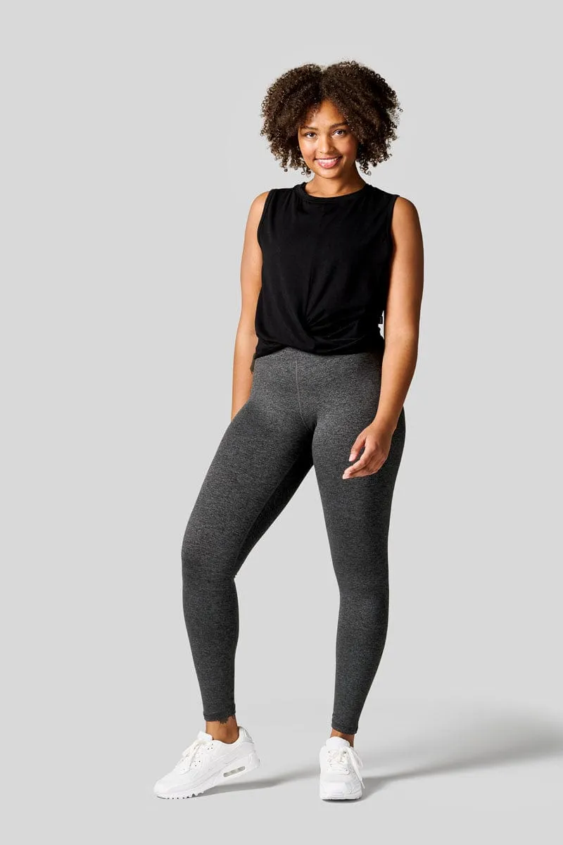 Riley Legging in Brushed Charcoal