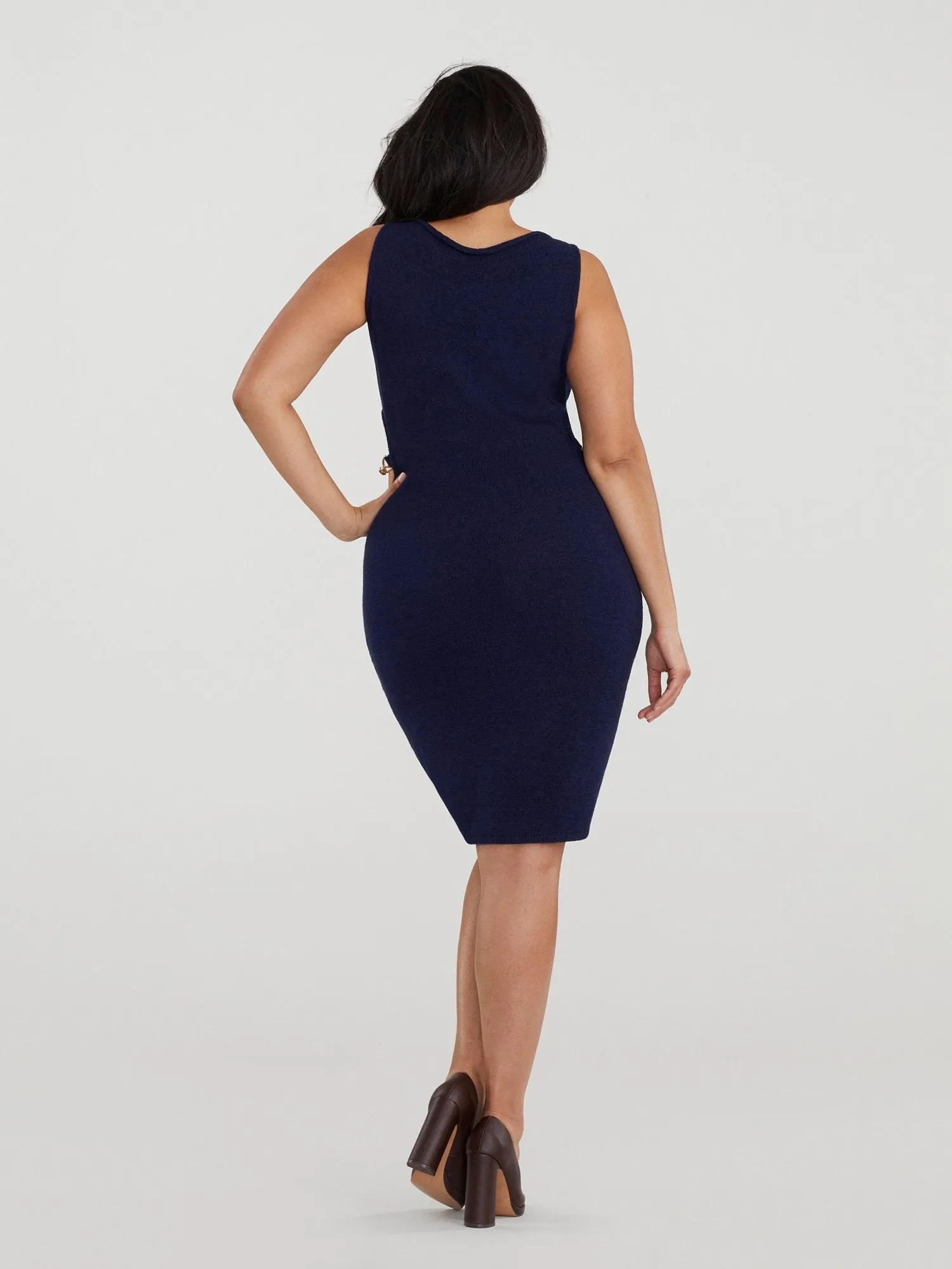 Sade Cut-Out Sweater Dress