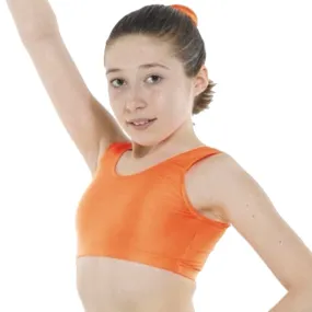 SALE -  SLEEVELESS VEST CROP TOP - SIZE 1 (AGE 6-8)