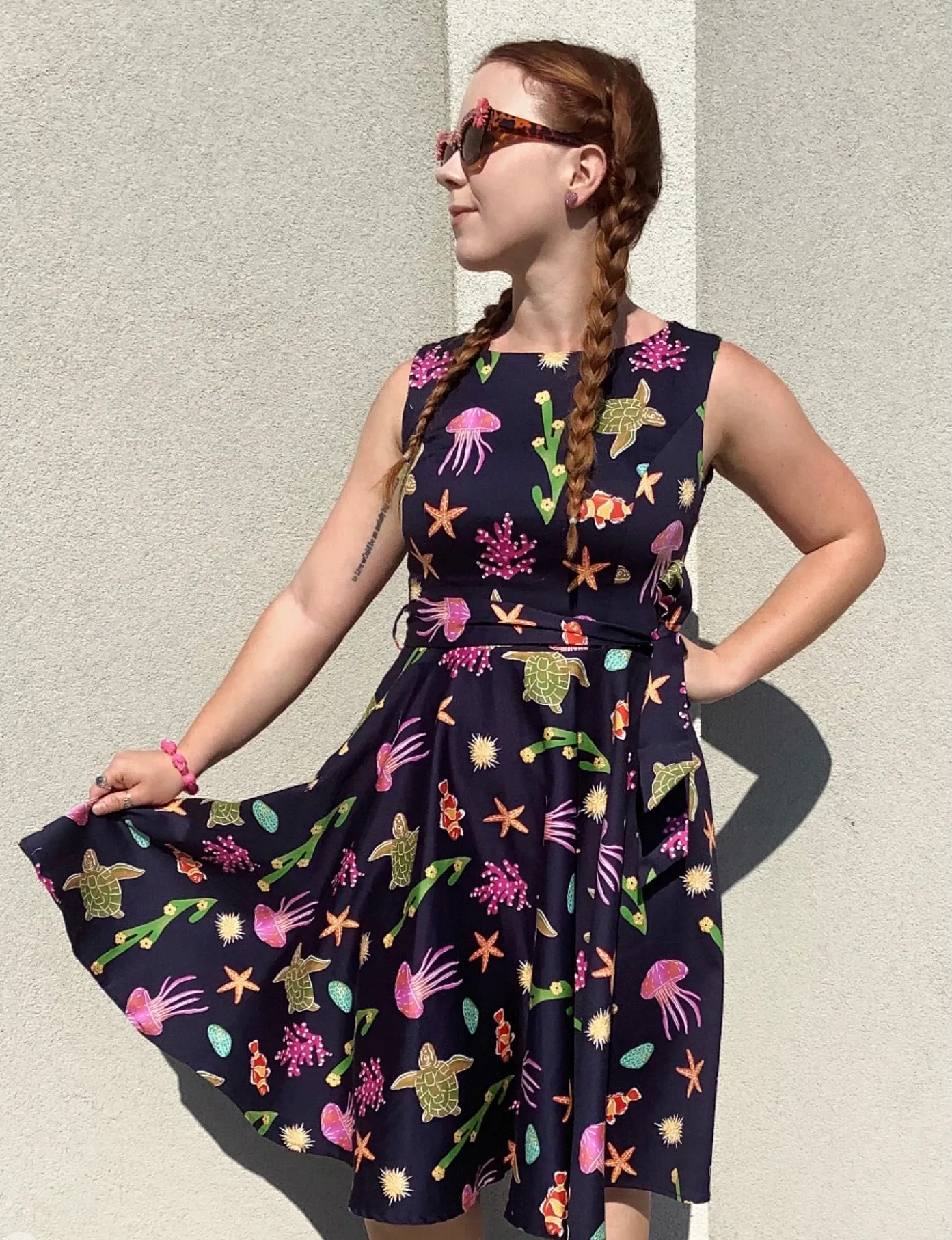 Sea Turtle Swing Dress