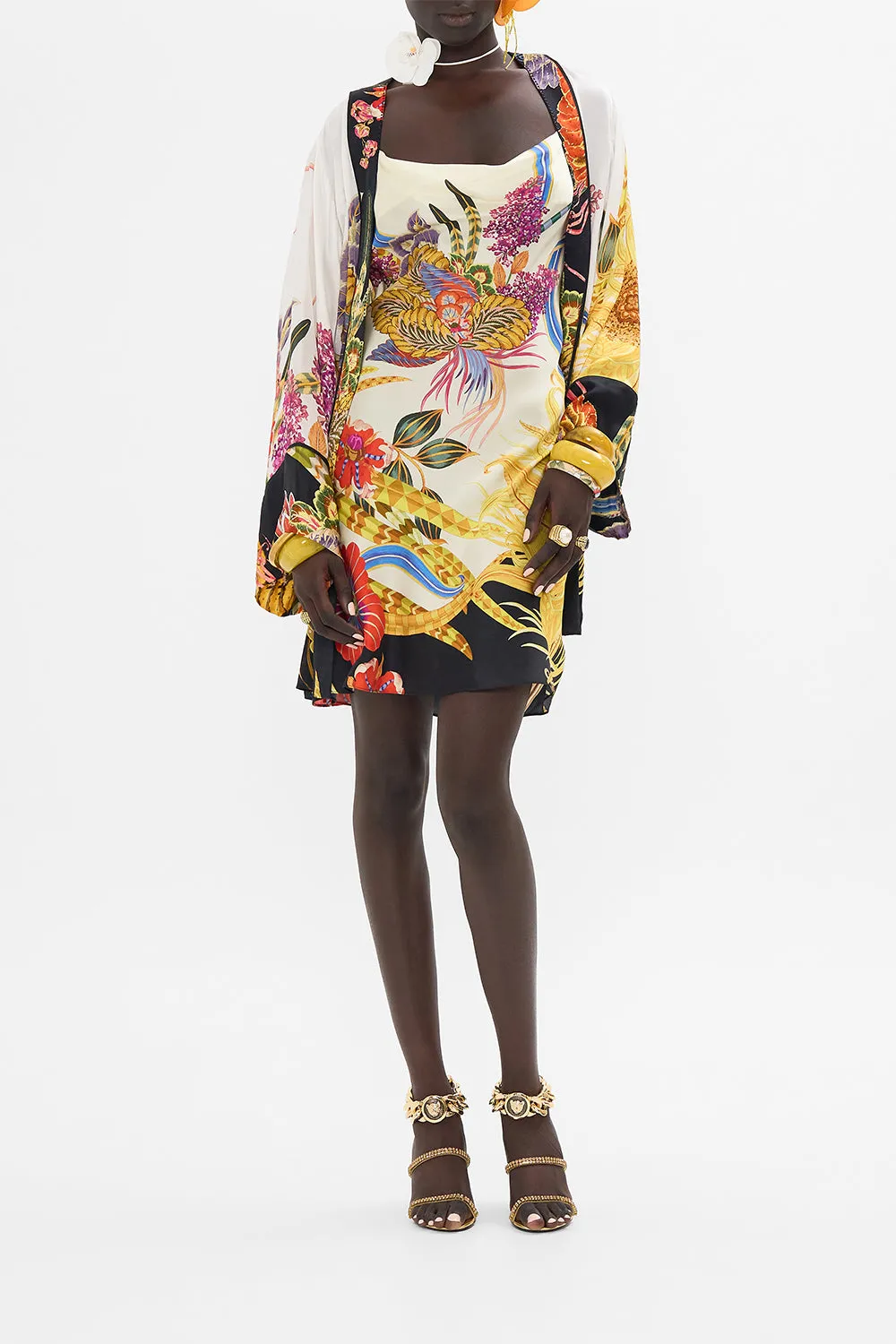 SHORT KIMONO WRAP SUNFLOWERS ON MY MIND