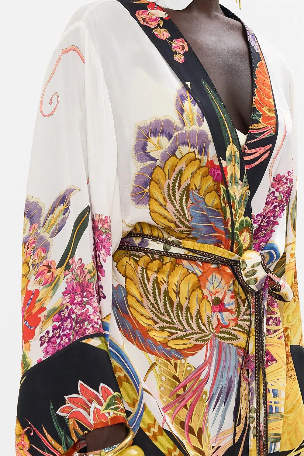 SHORT KIMONO WRAP SUNFLOWERS ON MY MIND