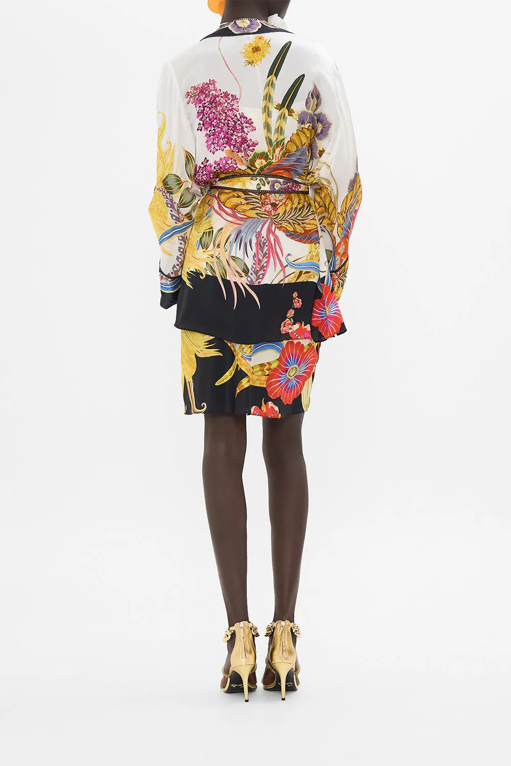 SHORT KIMONO WRAP SUNFLOWERS ON MY MIND