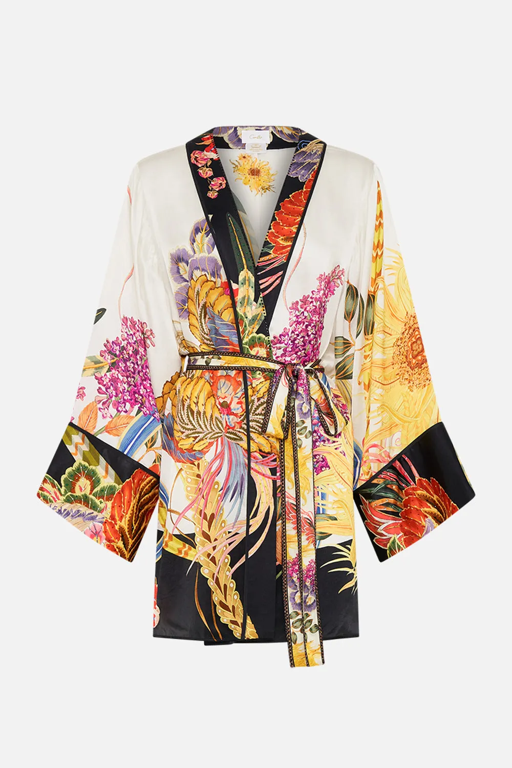 SHORT KIMONO WRAP SUNFLOWERS ON MY MIND