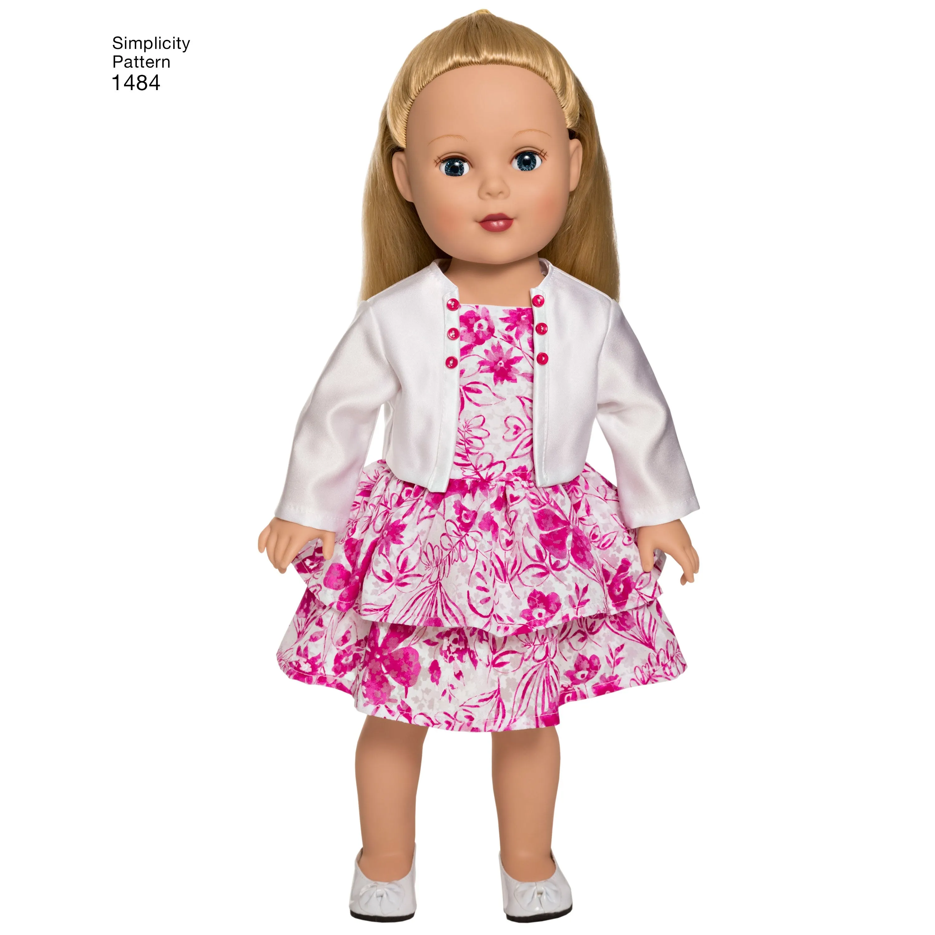 Simplicity Pattern 1484 OS 18" Doll Clothes