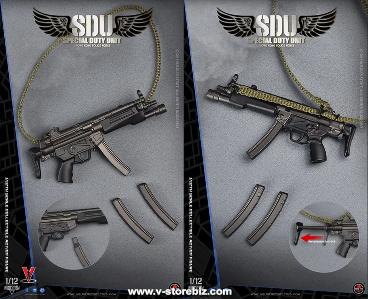 Soldier Story 1/12 SSM002 Hong Kong SDU Assault Team