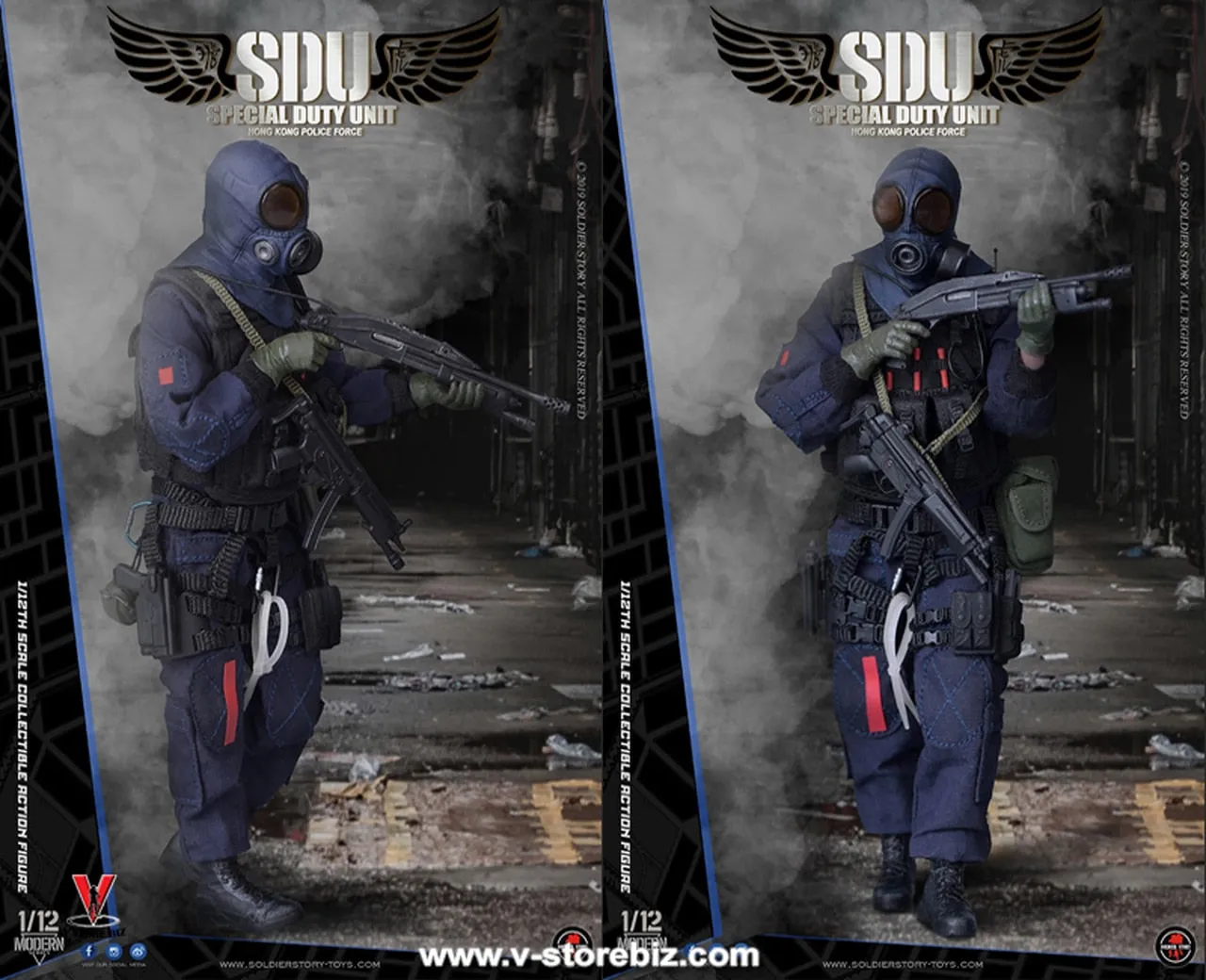 Soldier Story 1/12 SSM002 Hong Kong SDU Assault Team
