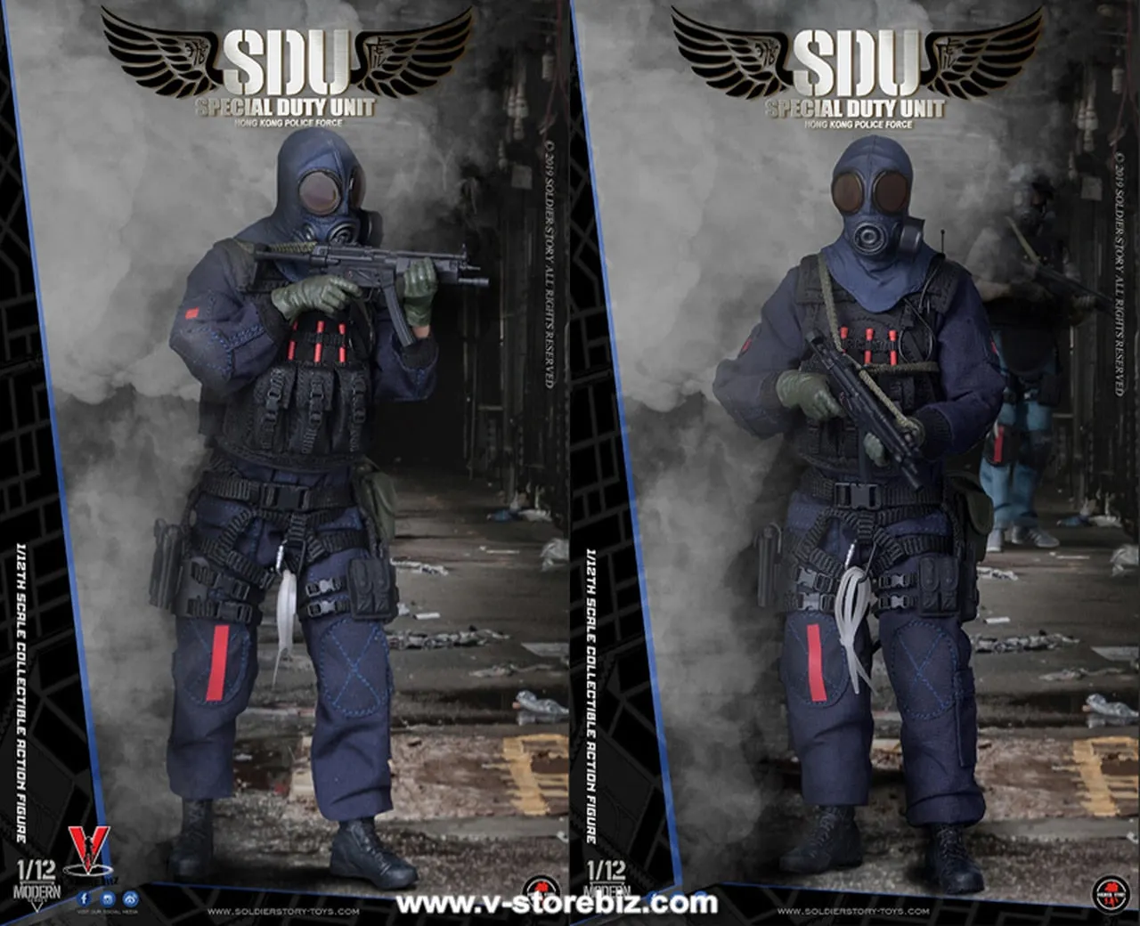 Soldier Story 1/12 SSM002 Hong Kong SDU Assault Team