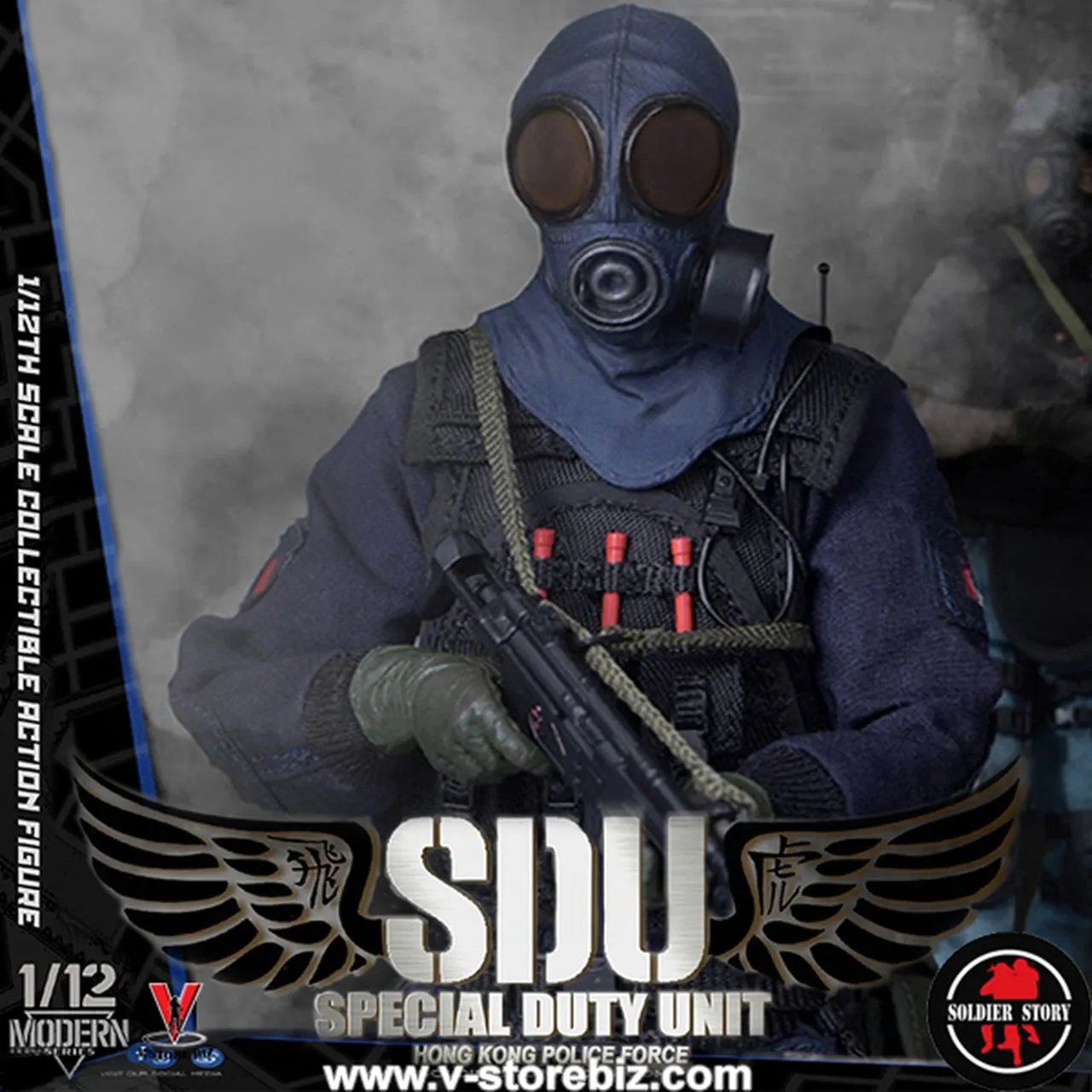 Soldier Story 1/12 SSM002 Hong Kong SDU Assault Team