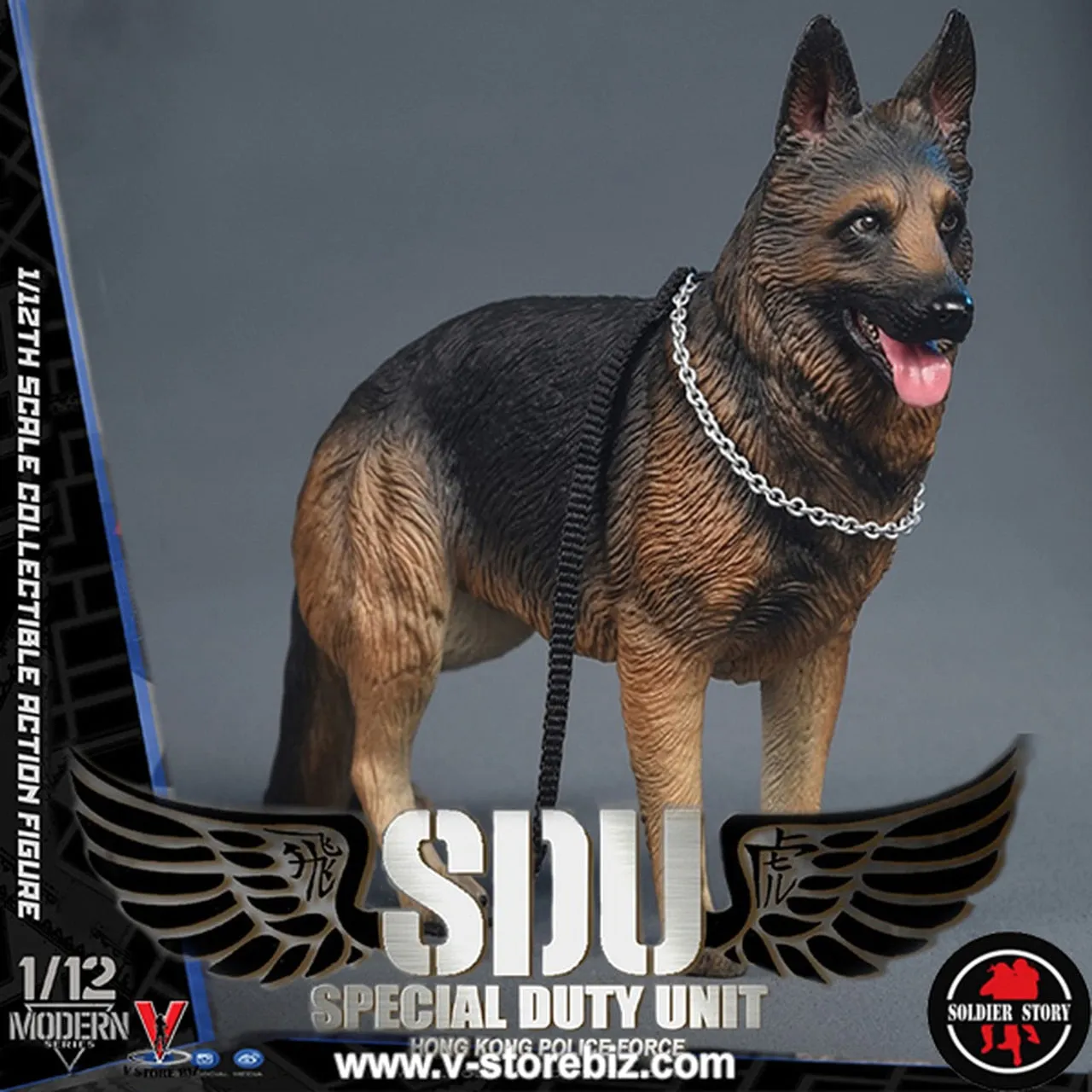 Soldier Story 1/12 SSM003 Hong Kong SDU K-9 Handler