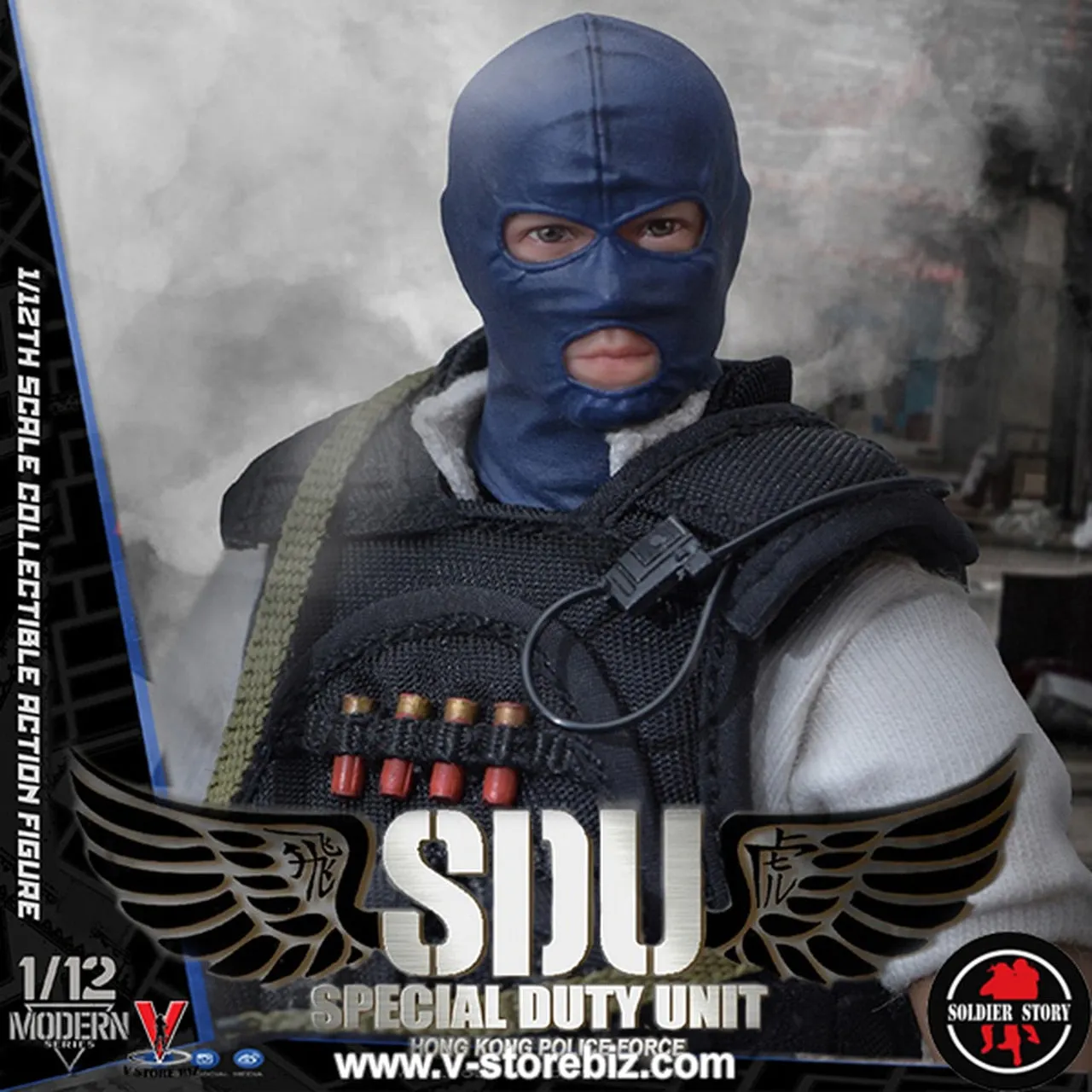 Soldier Story 1/12 SSM003 Hong Kong SDU K-9 Handler