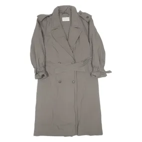 STEINEBRONN Insulated Womens Trench Coat Grey 90s M
