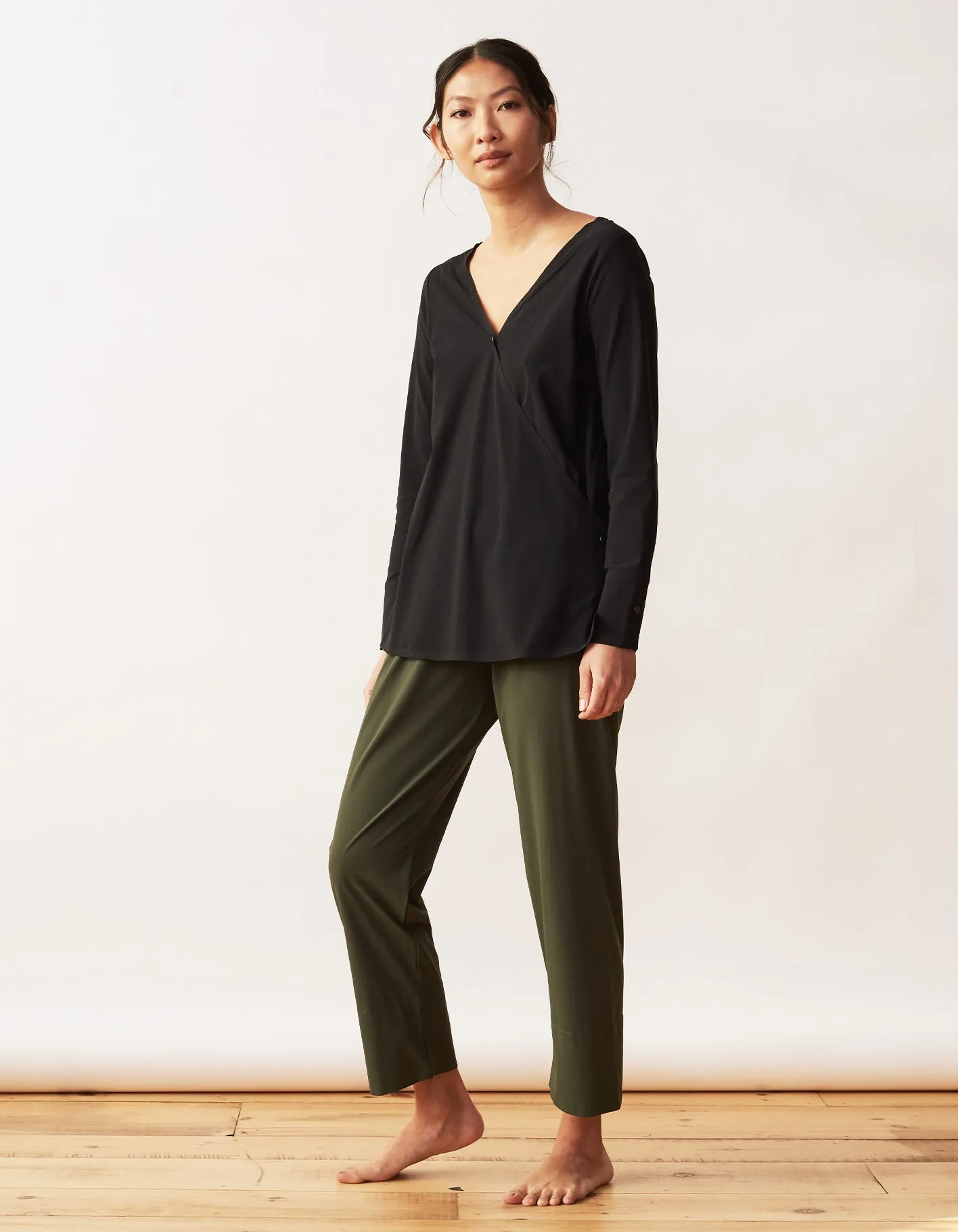 Suits You Wrap Blouse
