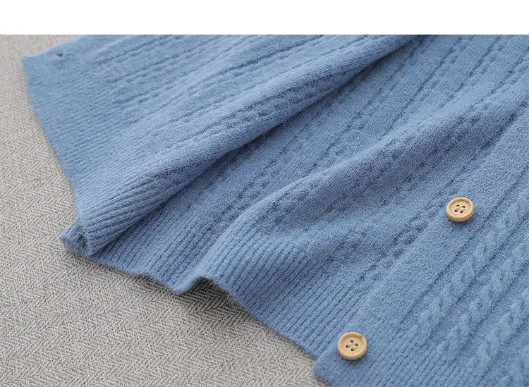Sweater Knitted Vest Women Tank Top Korean Loose Short Cardigan Student Outdoor Outerwear