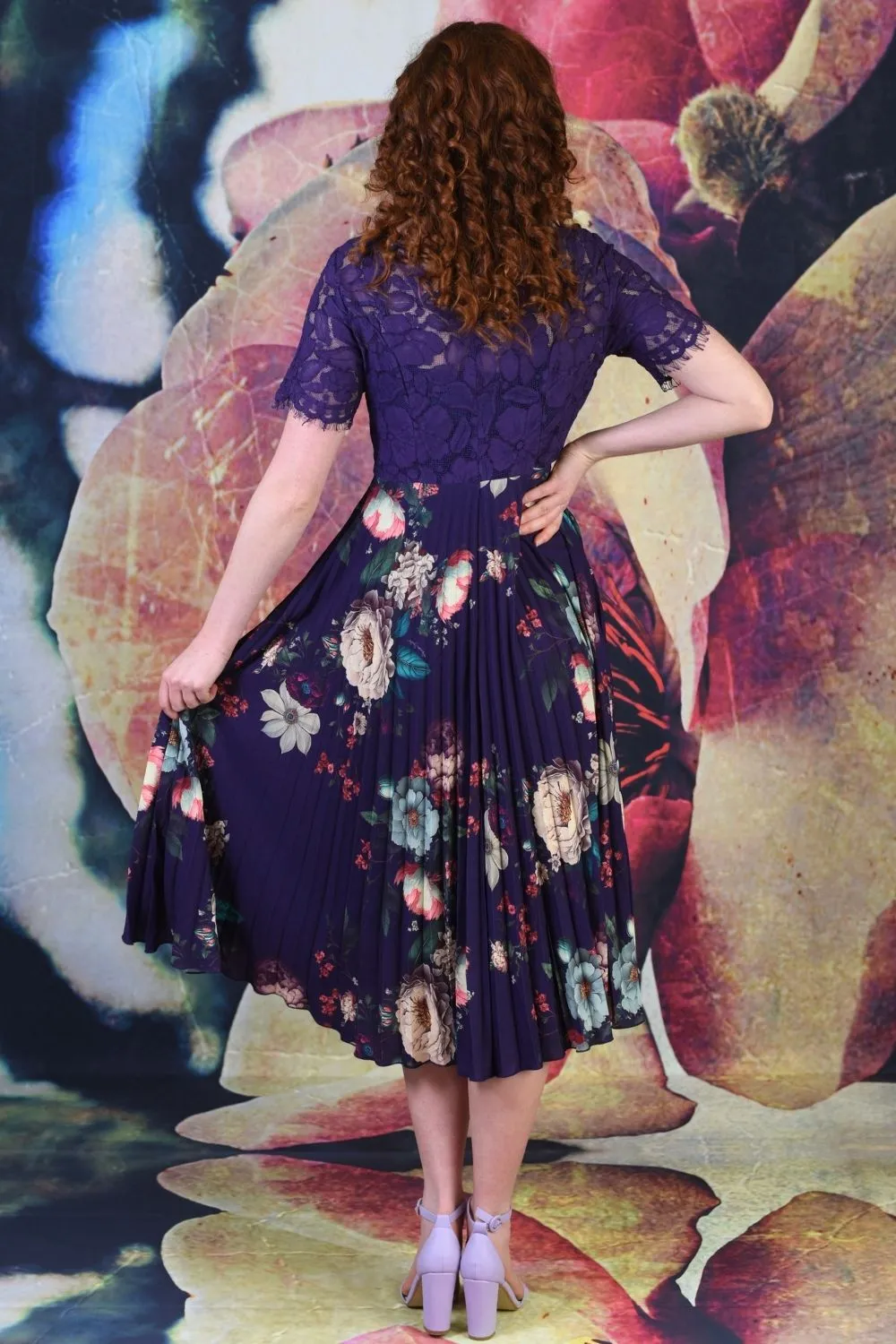 Talor Moon Dress - Indigo Violet | SALE