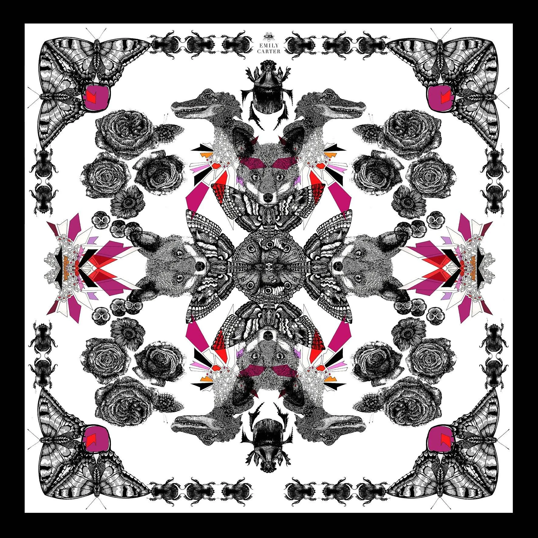 The Fox Silk Scarf | 90x90cm [Preorder]
