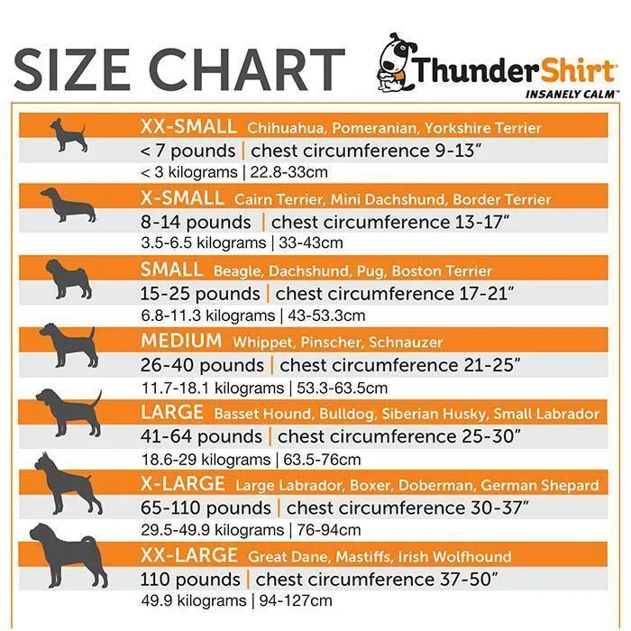 ThunderShirt Dog Anxiety Jacket Small